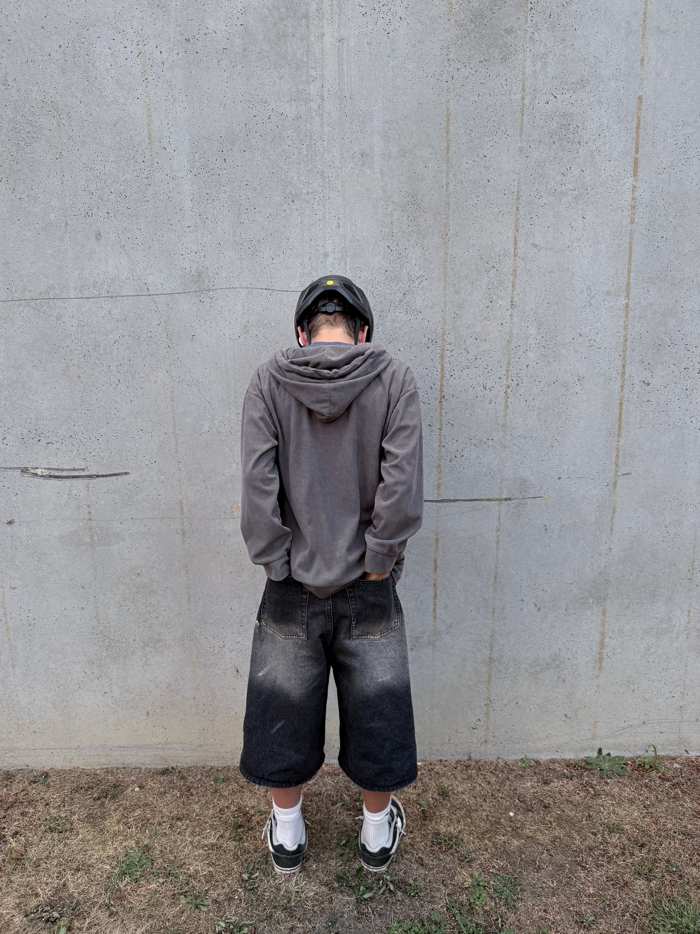 Textured vintage washed Jorts